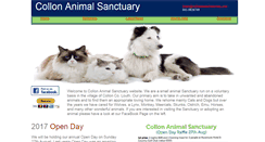 Desktop Screenshot of collonanimalsanctuary.com